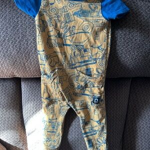 Rags 3-6 month construction print